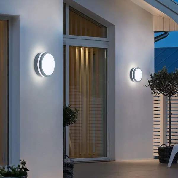 Brilagi - BENE kültéri LED lámpatest érzékelővel LED/18W/230V, átm. 22 cm, IP54