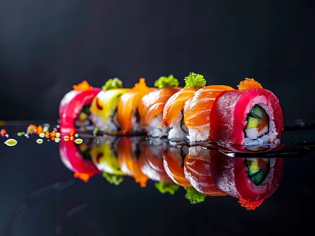 Vászonkép Canvas Konyha Főzés Étel Japán Sushi 100x75