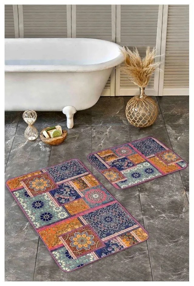 Bársony fürdőszobai kilépő szett 2 db-os 60x100 cm – Mila Home