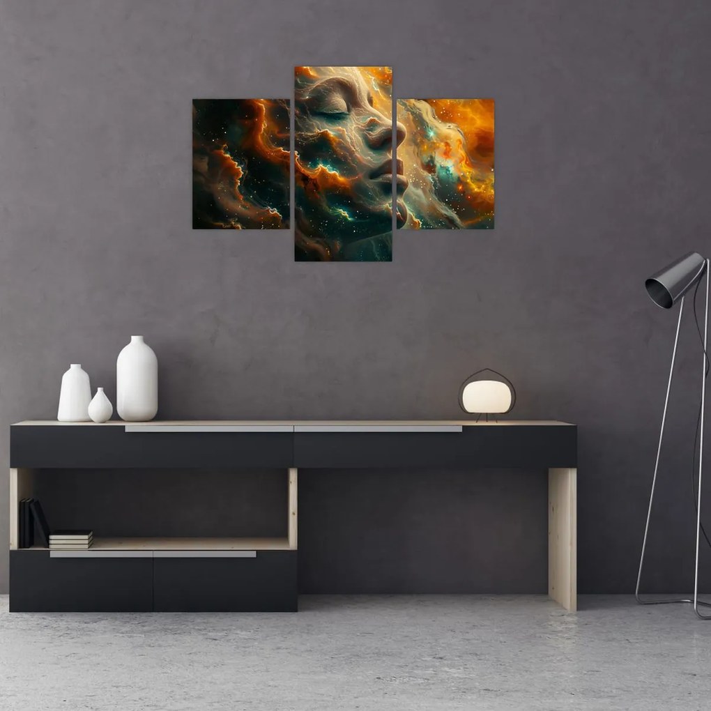 Kép - Arc az űrben (90x60 cm)