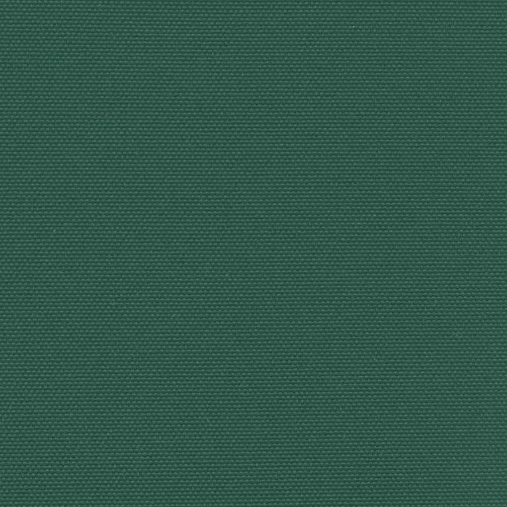Sötétzöld behúzható oldalsó napellenző 100 x 300 cm