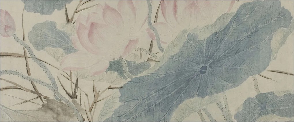 Dekoratív Fotótapéta Hálószoba Lótusz levelek 250x104 Ragasztó