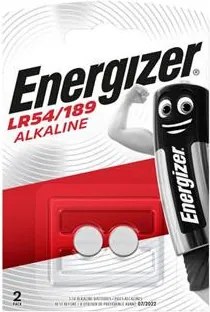 Gombelem, LR54 / 189, 2 db, ENERGIZER (EELR54D)