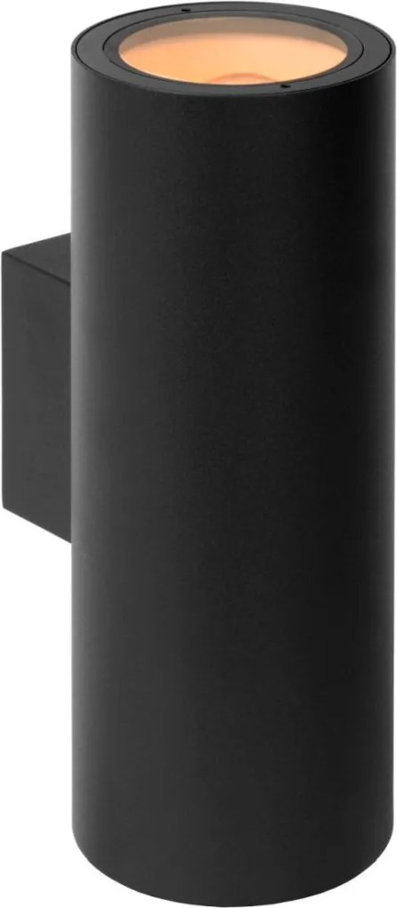LUCIDE 27807-02-30 VOLANTIS Modern Kültéri Fali Lámpa Fekete E27 IP44