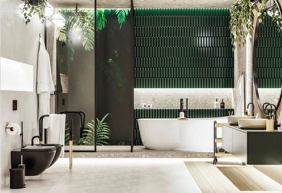 BISK Erga LAOS, bambusz fürdőpolc 70cm, barna, ERG-08280