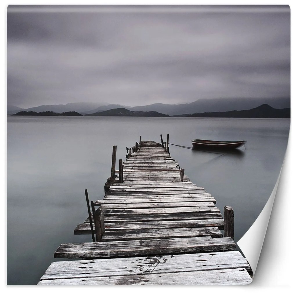 Gario Fotótapéta A régi mólónál kikötött hajó Anyag: Vlies, Méret: 250 x 250 cm