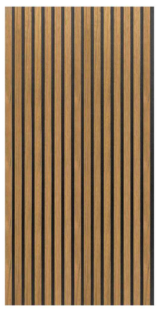 Fali panel 4 db-os készletben tölgyfa, sötét színben [NEU.HOLZ] NEU.HOLZ