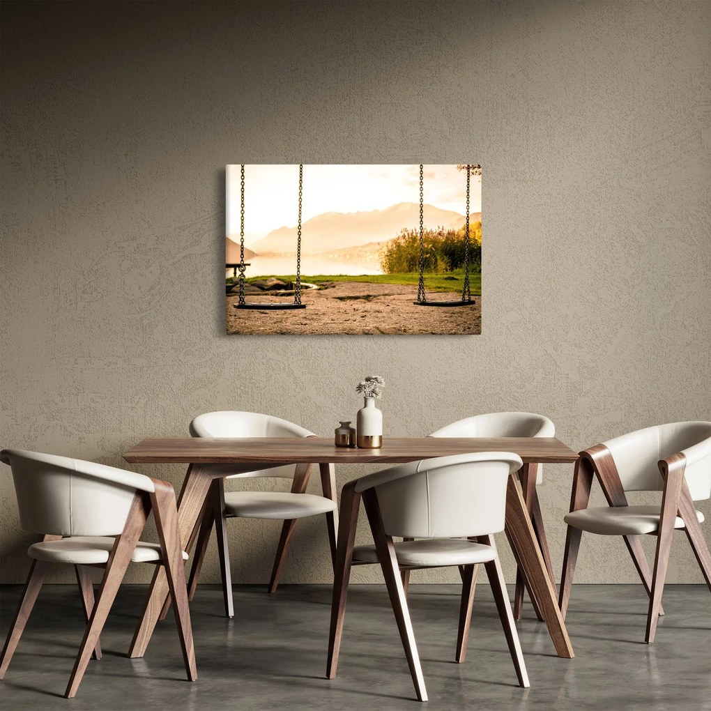 Kép egy hintákról a természetben (90x60 cm)