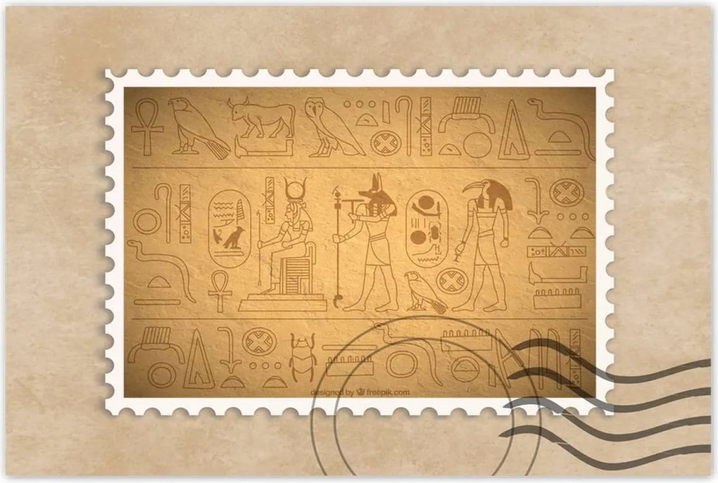 Poszterek 90x60 Egyiptomi hieroglifák