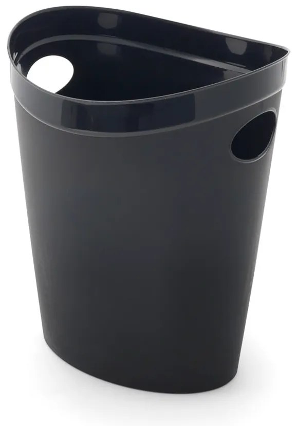 Flexi fekete irodai szemetes, 27 x 26 x 34 cm - Addis