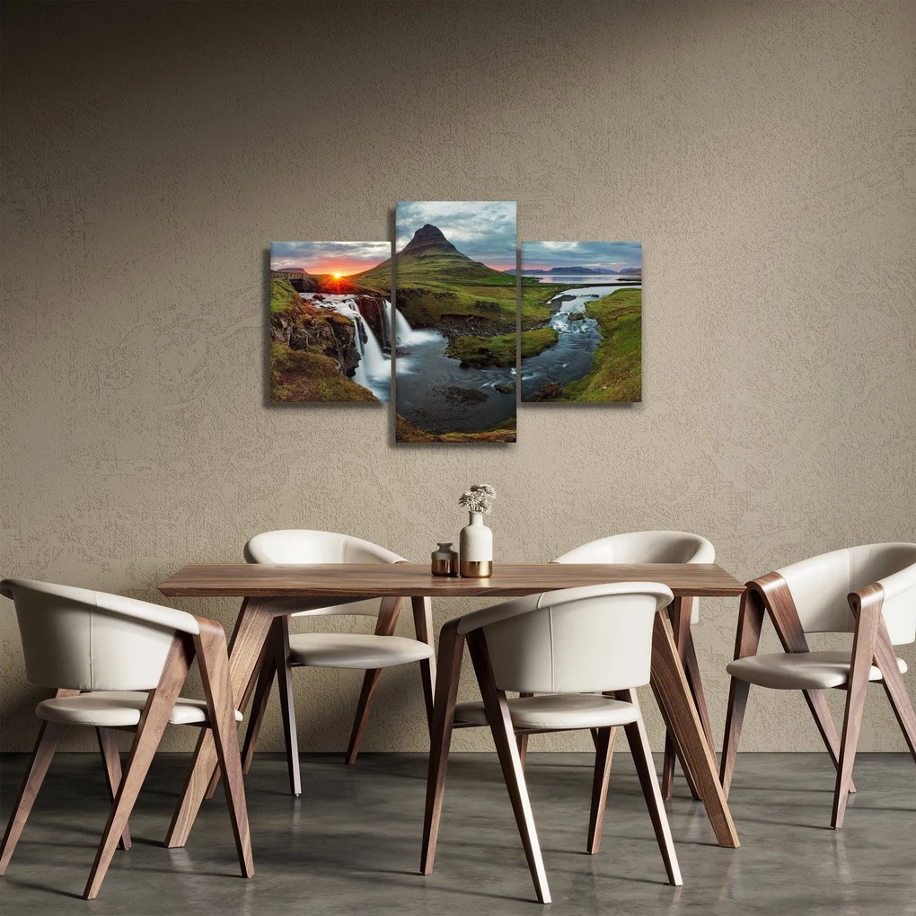 Kép - Kirkjufell naplementében (90x60 cm)