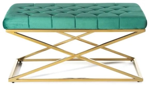 Steppelt pad SALIBA 50x97 cm arany/zöld