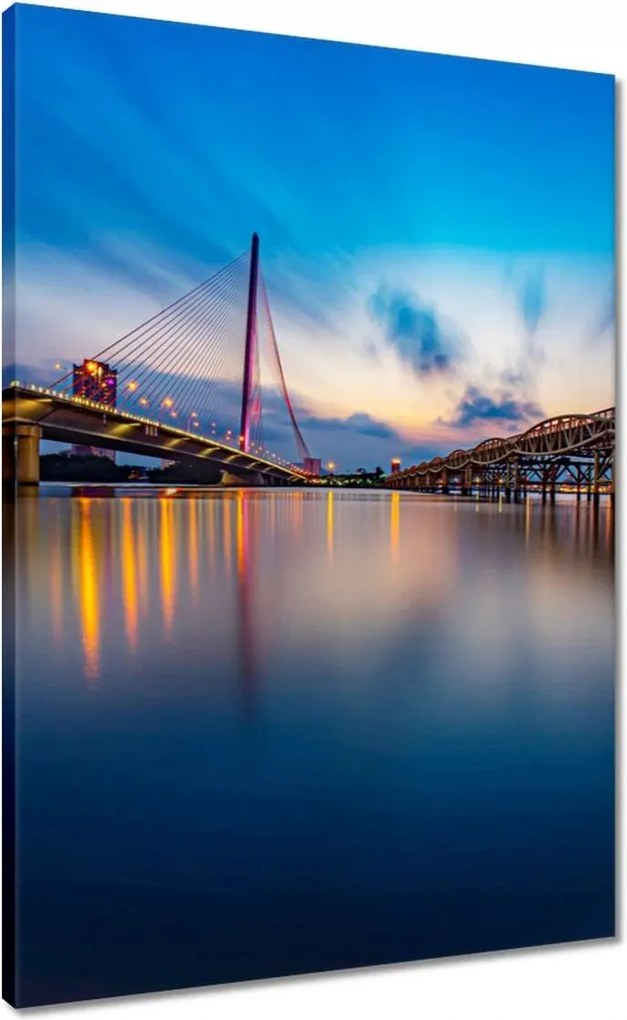 Vászonkép 50x70 Kilátás a hídra