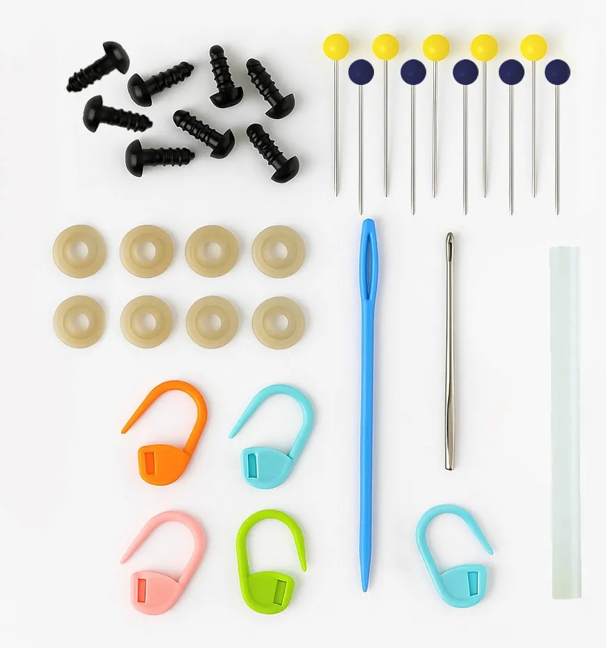 4 db-os állatos horgoló készlet kezdőknek