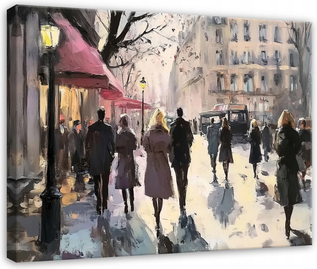 Vászonkép Művészet Utca Város Hálószoba Nappali Konyha Vászon 40x30