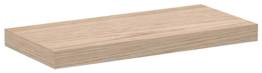 szerelt fa függőpolc 50 x 23,5 x 4 cm