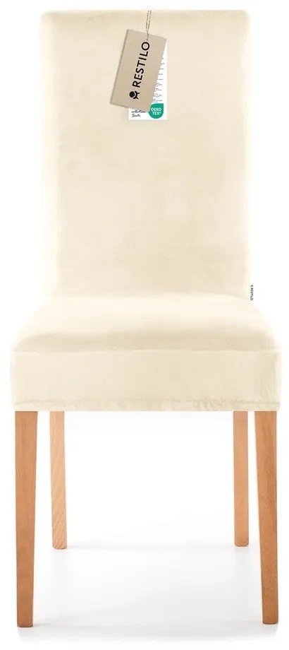 Krémszínű gumis szék huzat 48 cm Sento – Restilo