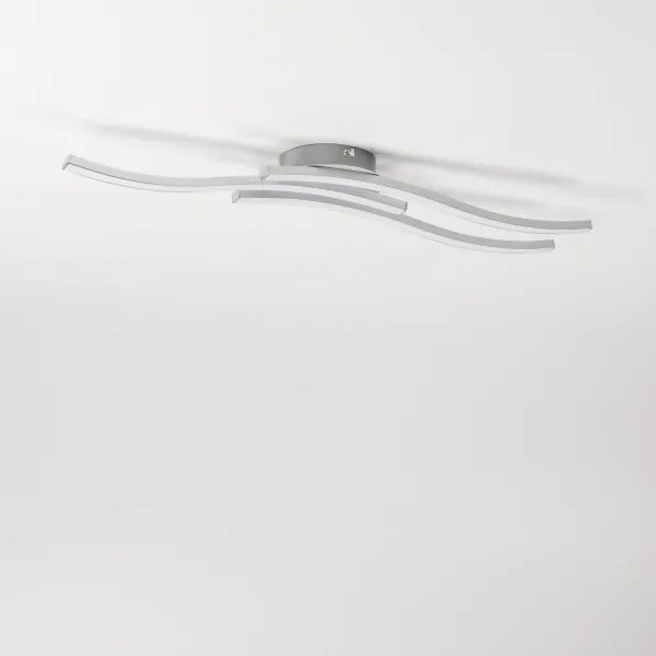 Ezüst LED mennyezeti lámpa 3xLED/6W/230V 3000K