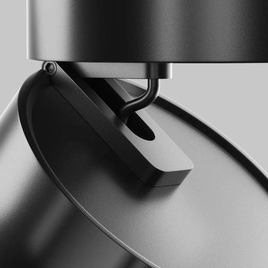 TR007-1-18W3K-B-1 ONDA Alumínium Sín lámpafej Fekete Színű LED 18 W 3000 Kelvin 1370 Lumen IP20