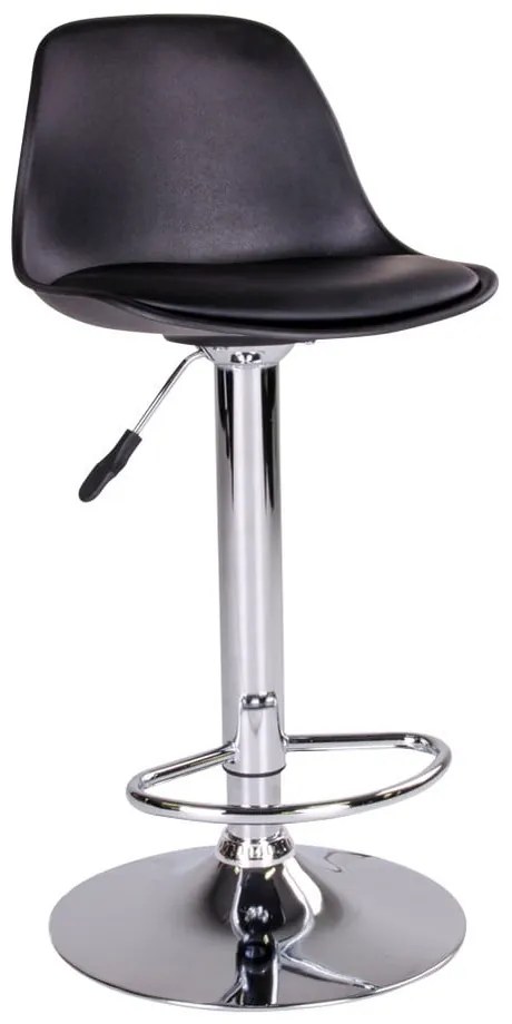 Fekete forgó bárszék szett 2 db-os 82 cm Trondheim – House Nordic