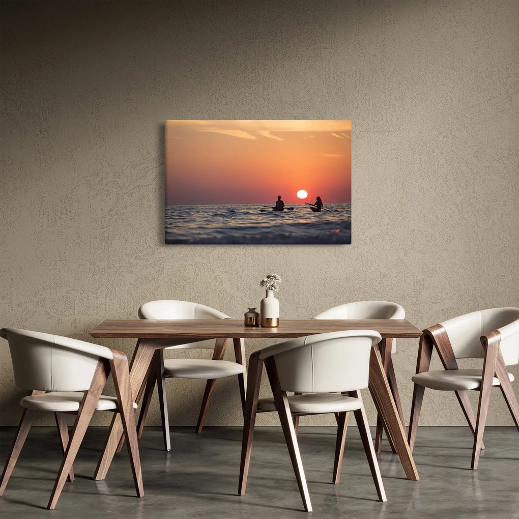 Kenuzók képe naplementekor (90x60 cm)