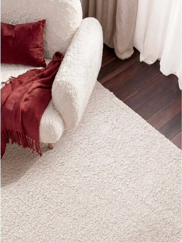 Elefántcsont színű kézi szövésű buklé szőnyeg 160x230 cm Notting Hill Portobello – Ted Baker