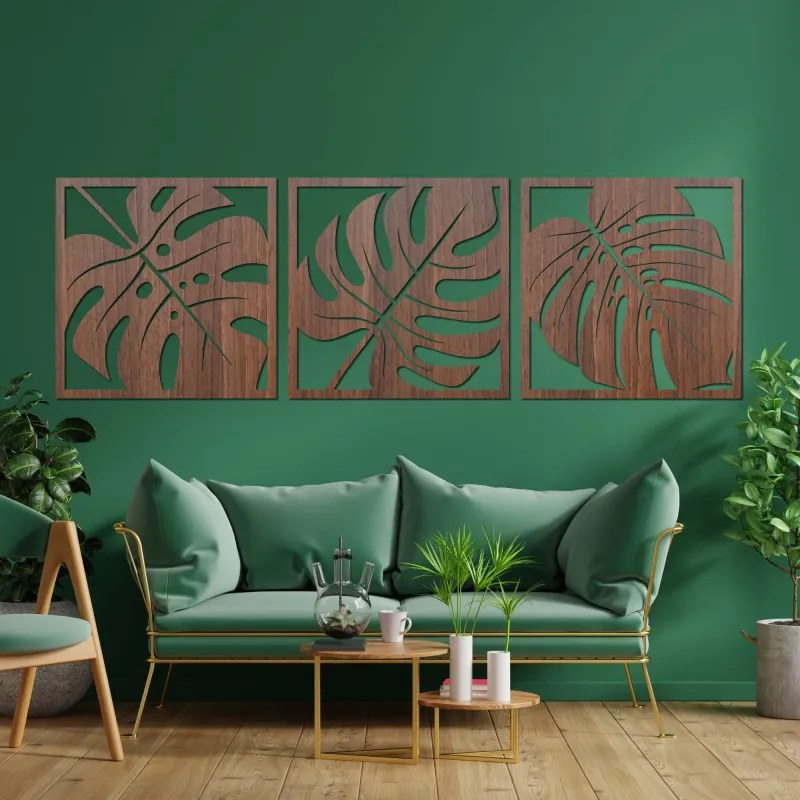 Természetes monstera faldekoráció | SELERE