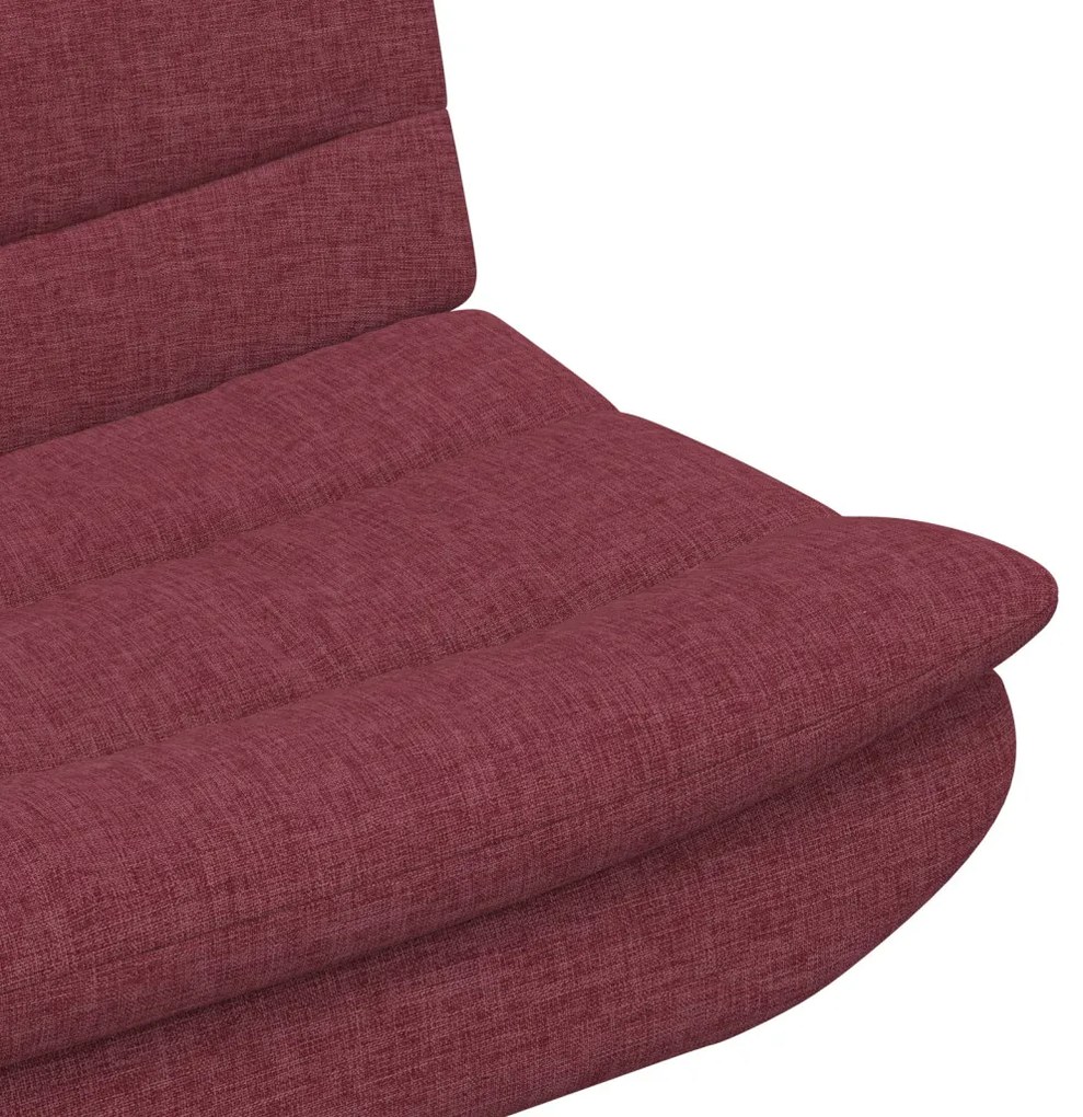 Forgószék Burgundi Vörös Szövet Standard Ergonómikus Forgószék