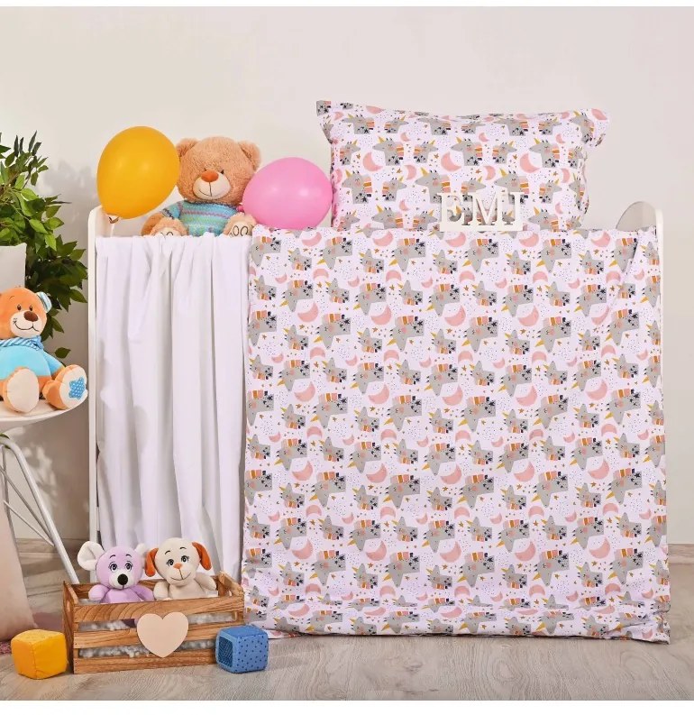 EMI Unikornis gyermek ágyneműhuzat, Gyerekgarnitúra 90x130 + 45x65