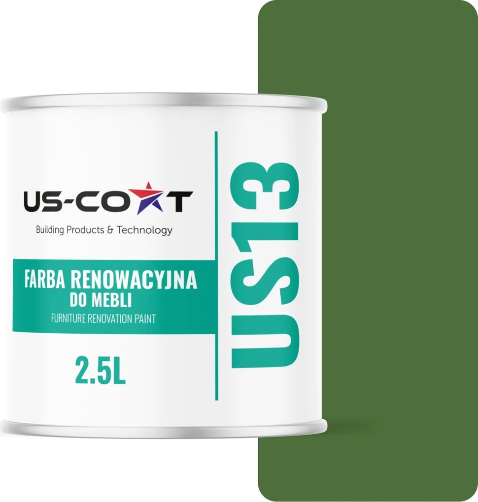 Konyhabútor Festék Szekrény Frontok Zöld Füves RAL6010 Matt 2,5L