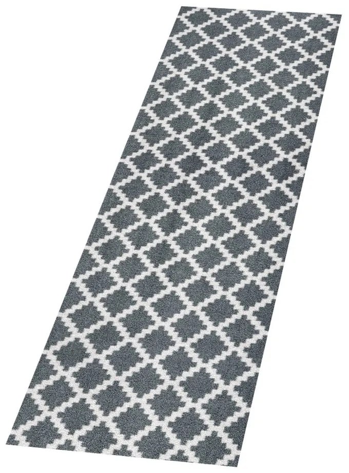 Elegance szürke futószőnyeg, 50 x 150 cm - Zala Living
