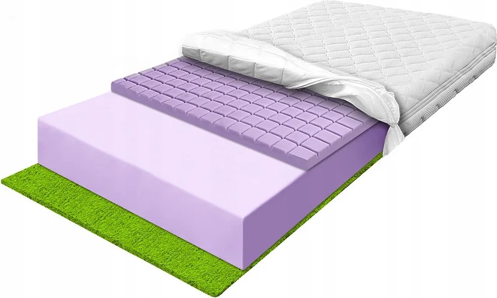 Habszivacs matrac 180x200 17 fű rugalmas cube hőszabályozó H3