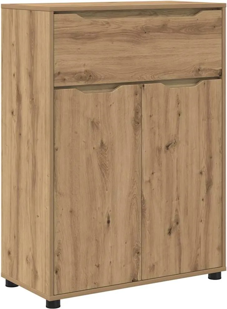 vidaXL Fürdőszoba Székény Artisan tölgy 72,5 x 36,5 x 100 cm Faanyag