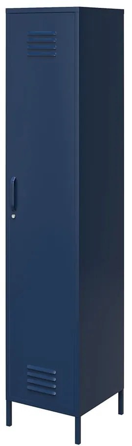 Kék fém szekrény 38x185 cm Bradford - Queer Eye