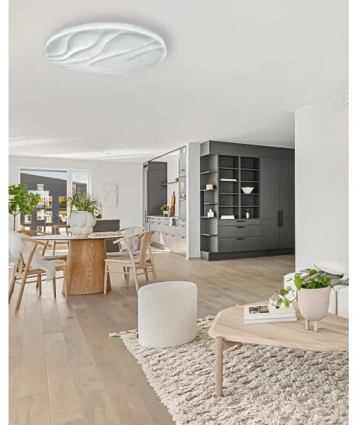 LED Dimmelhető mennyezeti lámpa LIKA LED/60W/230V 2700-6500K  + távirányító