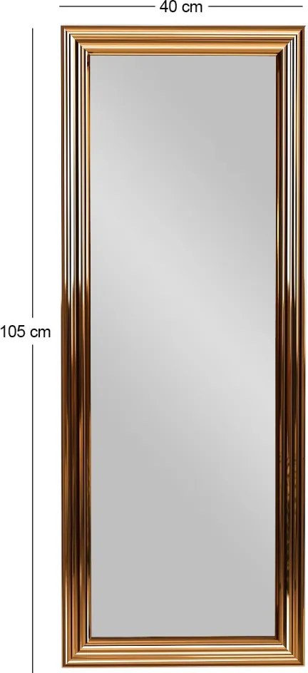 Smooth tükör, bronz, 40 cm