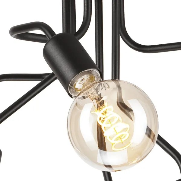 Függesztékes csillár HILDA 6xE27/60W/230V