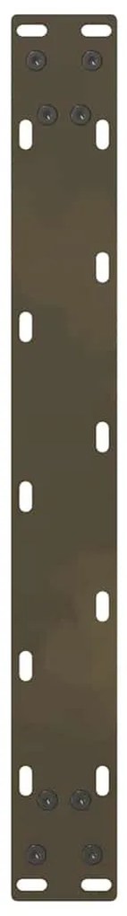 2 db natúr acél dohányzóasztal láb 50 x (30-31) cm acél
