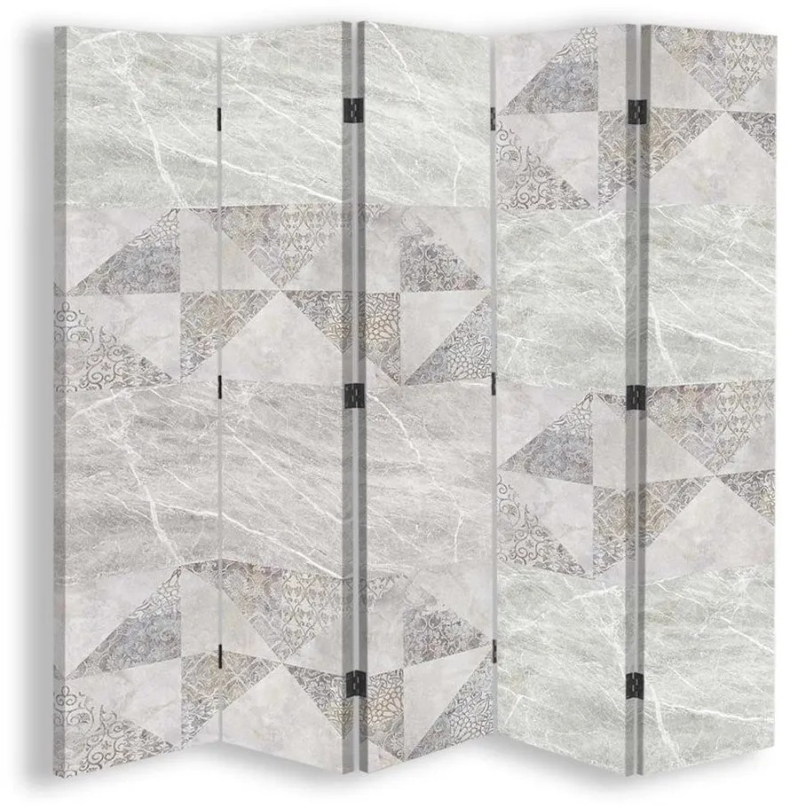 Gario Paraván Geometria és pasztell Méret: 180 x 170 cm, Kivitelezés: Klasszikus paraván