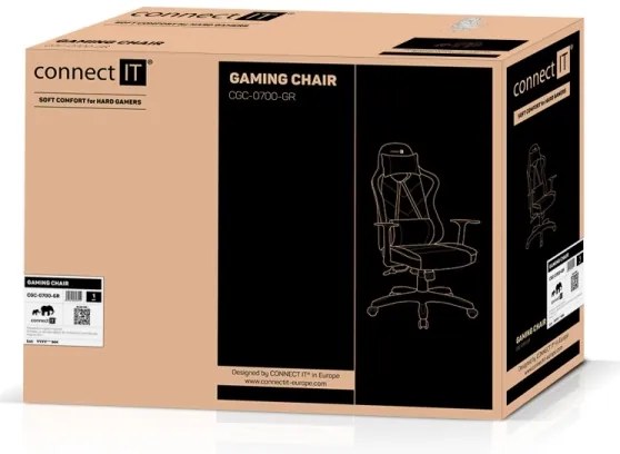 CONNECT IT CGC-0700-GR - LeMans Pro gamer szék fekete/zöld