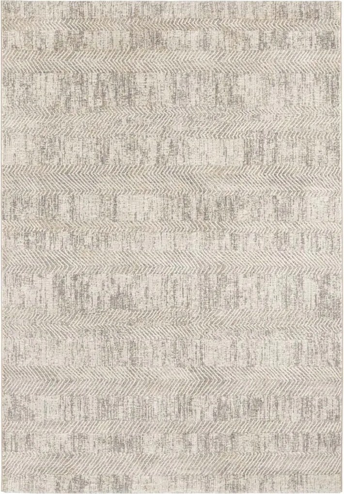 Szürke-krémszínű prémium plüss szőnyeg, Elle Decor 80x150 cm