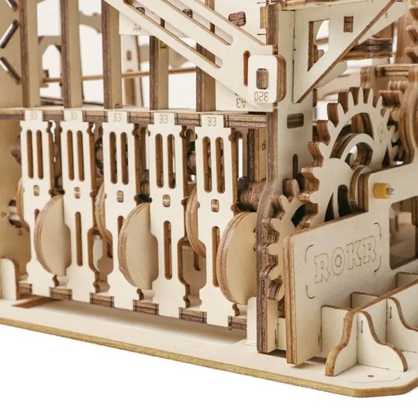 RoboTime - 3D Üveggolyó pálya puzzle Spirál