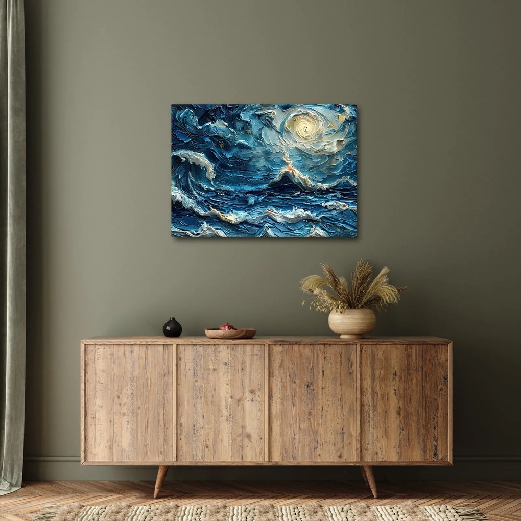 Kép - Az ég és a tenger festése (70x50 cm)