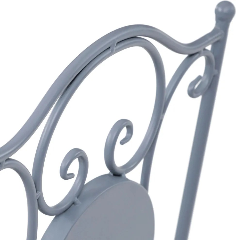 Kerti bútor szett 1+2, fém, kerámia mozaik, szürke, US1500 SET