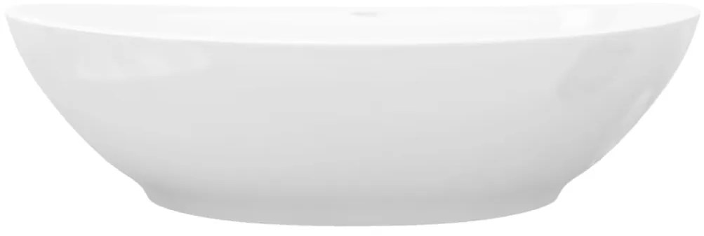 140678 Luxury Ceramic Basin Oval with Overflow and Faucet Hole