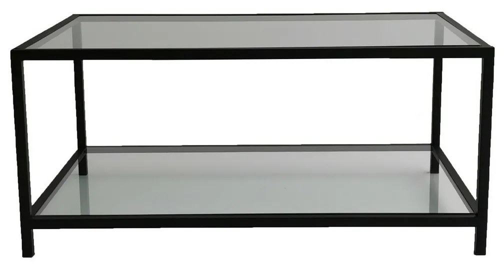 Astra Black dohányzóasztal sötét üveggel