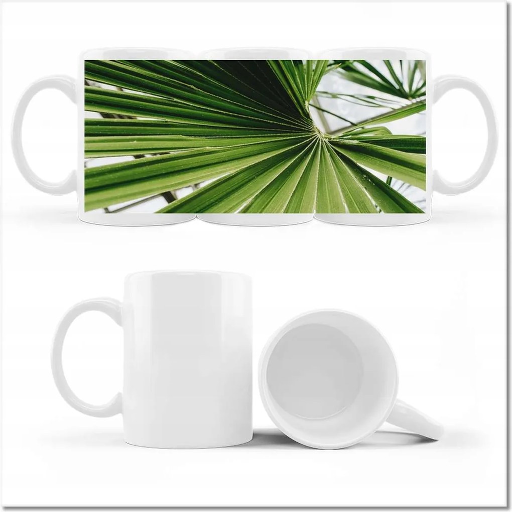 Pálmalevél mintás bögre Levél