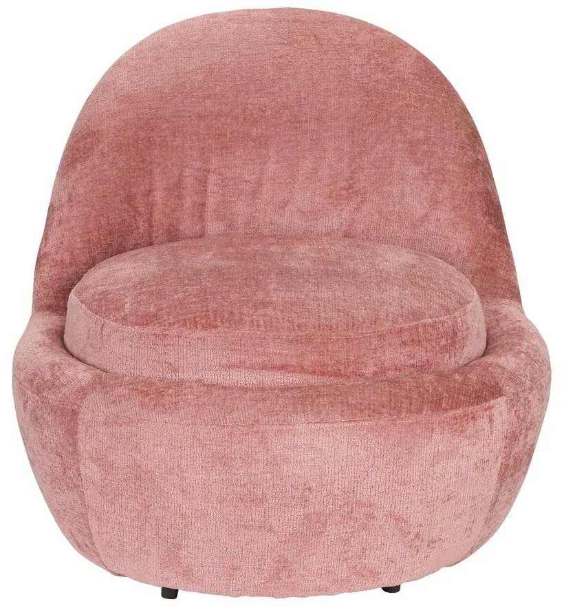 Rózsaszín fotel Nash – White Label