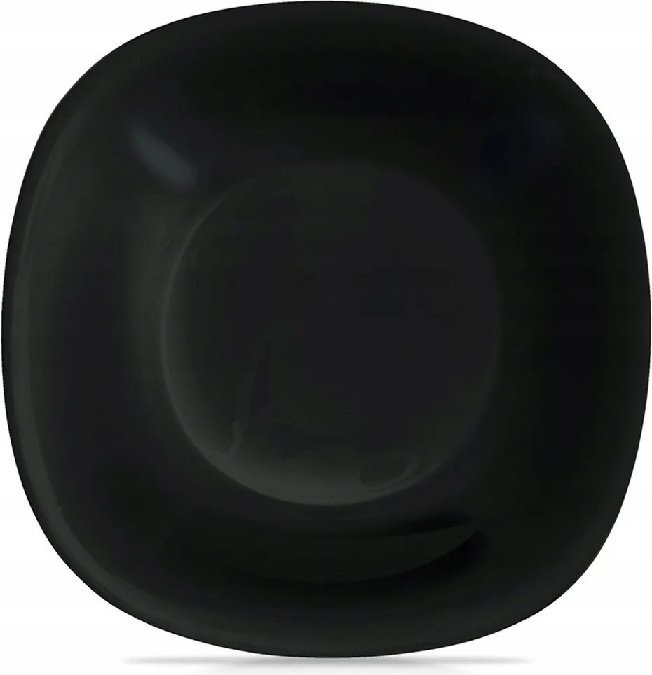 Ebédlő Tányér Nagy Mély Leves Ételek Fekete Luna 650 ml