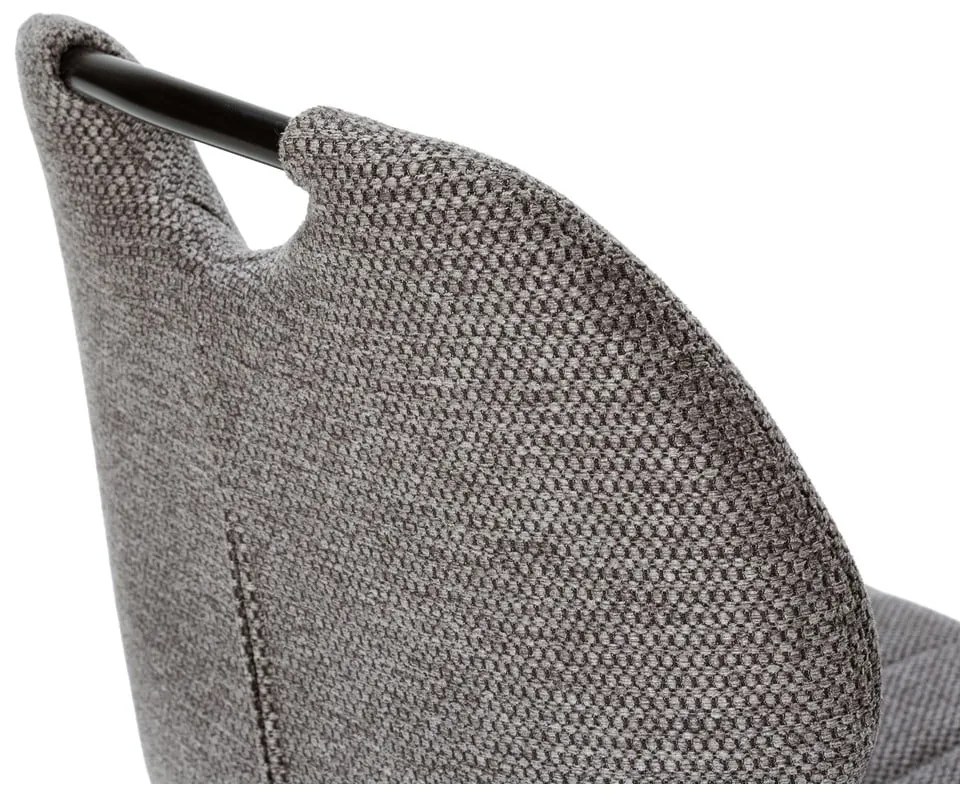 Szürke bárszék szett 2 db-os (ülésmagasság 65 cm) Muli – Marckeric